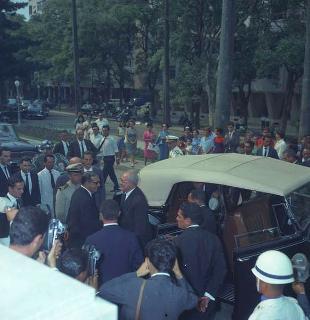 Il Presidente della Repubblica Giuseppe Saragat in Brasile durante la sua visita di Stato in America Latina (10 - 24 settembre 1965)