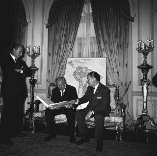 Il Presidente della Repubblica Giuseppe Saragat in Perù durante la visita di Stato in America Latina (10 -  24 settembre 1965)