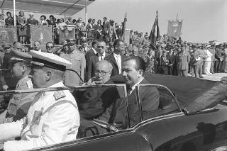 Scuola di fanteria di Cesano, intervento del Presidente della Repubblica Giuseppe Saragat alla premiazione delle pattuglie partecipanti alla gara "Coppa Presidente della Repubblica"