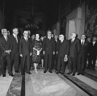 Visita del Presidente della Repubblica d'Islanda Asgeir Asgeirsson al Presidente della Repubblica Giuseppe Saragat