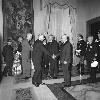 Visita del Presidente della Repubblica d'Islanda Asgeir Asgeirsson al Presidente della Repubblica Giuseppe Saragat