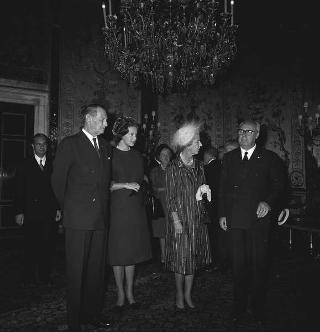 Colazione offerta dal Presidente della Repubblica Giuseppe Saragat in onore delle Loro Maestà il Re e la Regina di Danimarca