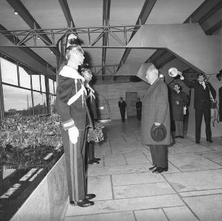 Visita ufficiale del Presidente della Repubblica Giuseppe Saragat a Pisa in occasione dell'inaugurazione del nuovo calcolatore elettronico dell'Università