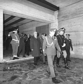 Visita ufficiale del Presidente della Repubblica Giuseppe Saragat a Pisa in occasione dell'inaugurazione del nuovo calcolatore elettronico dell'Università