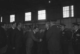 Visita ufficiale del Presidente della Repubblica Giuseppe Saragat a Pisa in occasione dell'inaugurazione del nuovo calcolatore elettronico dell'Università