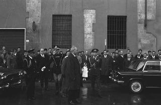 Visita ufficiale del Presidente della Repubblica Giuseppe Saragat a Pisa in occasione dell'inaugurazione del nuovo calcolatore elettronico dell'Università