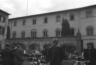 Visita ufficiale del Presidente della Repubblica Giuseppe Saragat a Pisa in occasione dell'inaugurazione del nuovo calcolatore elettronico dell'Università