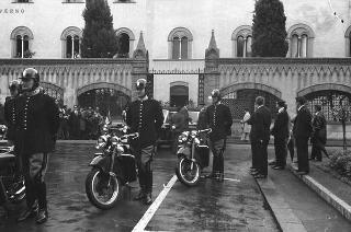 Visita ufficiale del Presidente della Repubblica Giuseppe Saragat a Pisa in occasione dell'inaugurazione del nuovo calcolatore elettronico dell'Università