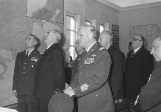 Visita ufficiale del Presidente della Repubblica Giuseppe Saragat a Pisa in occasione dell'inaugurazione del nuovo calcolatore elettronico dell'Università