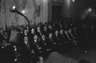 Visita ufficiale del Presidente della Repubblica Giuseppe Saragat a Pisa in occasione dell'inaugurazione del nuovo calcolatore elettronico dell'Università