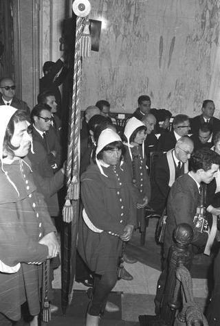 Visita ufficiale del Presidente della Repubblica Giuseppe Saragat a Pisa in occasione dell'inaugurazione del nuovo calcolatore elettronico dell'Università