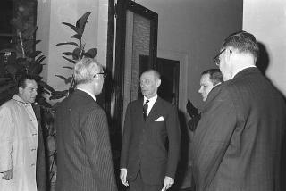 Visita ufficiale del Presidente della Repubblica Giuseppe Saragat a Pisa in occasione dell'inaugurazione del nuovo calcolatore elettronico dell'Università