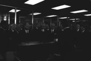 Visita ufficiale del Presidente della Repubblica Giuseppe Saragat a Pisa in occasione dell'inaugurazione del nuovo calcolatore elettronico dell'Università