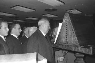Visita ufficiale del Presidente della Repubblica Giuseppe Saragat a Pisa in occasione dell'inaugurazione del nuovo calcolatore elettronico dell'Università