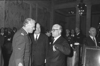 Visita ufficiale del Presidente della Repubblica Giuseppe Saragat a Pisa in occasione dell'inaugurazione del nuovo calcolatore elettronico dell'Università