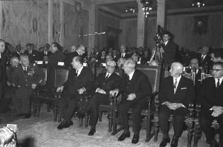 Visita ufficiale del Presidente della Repubblica Giuseppe Saragat a Pisa in occasione dell'inaugurazione del nuovo calcolatore elettronico dell'Università