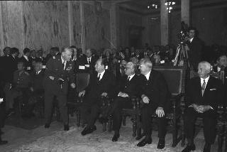 Visita ufficiale del Presidente della Repubblica Giuseppe Saragat a Pisa in occasione dell'inaugurazione del nuovo calcolatore elettronico dell'Università