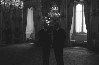 Il Presidente della Repubblica Giuseppe Saragat si prepara per il discorso di fine anno e il ricevimento offerto alle Alte Cariche dello Stato per gli auguri di Natale e Capodanno