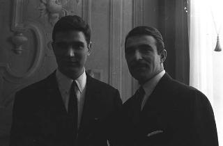 Il Presidente della Repubblica Giuseppe Saragat si prepara per il discorso di fine anno e il ricevimento offerto alle Alte Cariche dello Stato per gli auguri di Natale e Capodanno