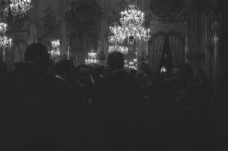 Il Presidente della Repubblica Giuseppe Saragat si prepara per il discorso di fine anno e il ricevimento offerto alle Alte Cariche dello Stato per gli auguri di Natale e Capodanno