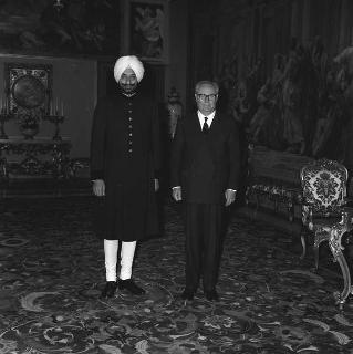 Sua Altezza il Maharaja Yadvindra Singh Mahendra Bahadur, nuovo ambasciatore dell'India: presentazione lettere credenziali