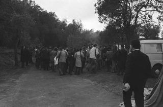 Battuta di caccia al cinghiale con i giornalisti della stampa italiana. Castelporziano