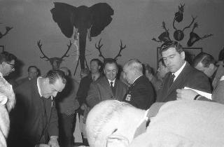 Battuta di caccia al cinghiale con i giornalisti della stampa italiana. Castelporziano