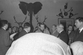 Battuta di caccia al cinghiale con i giornalisti della stampa italiana. Castelporziano