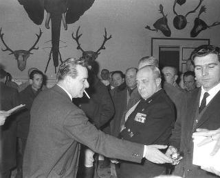 Battuta di caccia al cinghiale con i giornalisti della stampa italiana. Castelporziano
