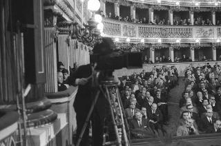 Napoli, Teatro San Carlo: discorso commemorativo del Presidente della Repubblica Giuseppe Saragat in occasione del I centenario della nascita di Benedetto Croce
