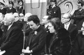 Napoli, Teatro San Carlo: discorso commemorativo del Presidente della Repubblica Giuseppe Saragat in occasione del I centenario della nascita di Benedetto Croce