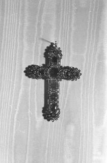 Fotografie della Croce pettorale, dono del Presidente al Pontefice Paolo VI