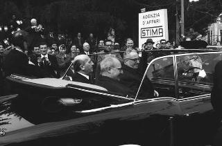 Viaggio del Presidente Saragat in Veneto per le celebrazioni del I centenario dell'unione del Veneto all'Italia