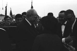 Viaggio del Presidente Saragat in Veneto per le celebrazioni del I centenario dell'unione del Veneto all'Italia