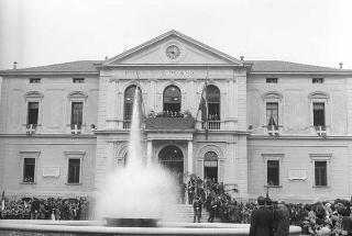 Viaggio del Presidente Saragat in Veneto per le celebrazioni del I centenario dell'unione del Veneto all'Italia