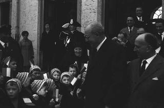 Viaggio del Presidente Saragat in Veneto per le celebrazioni del I centenario dell'unione del Veneto all'Italia