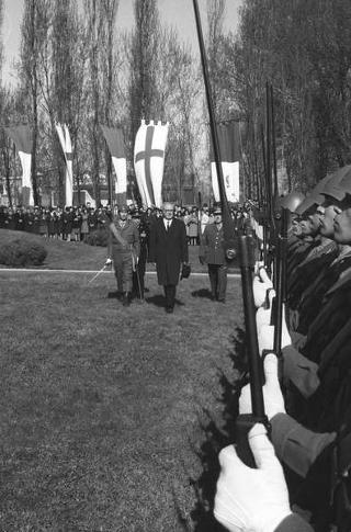 Viaggio del Presidente Saragat in Veneto per le celebrazioni del I centenario dell'unione del Veneto all'Italia