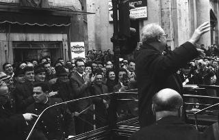 Viaggio del Presidente Saragat in Veneto per le celebrazioni del I centenario dell'unione del Veneto all'Italia