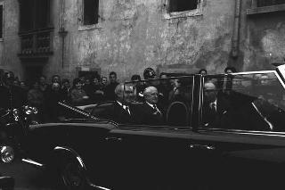 Viaggio del Presidente Saragat in Veneto per le celebrazioni del I centenario dell'unione del Veneto all'Italia