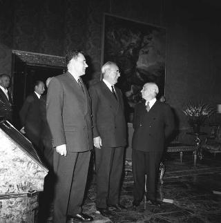 Udienza del Presidente della Repubblica al Ministro degli Affari Esteri dell'URSS, S.E. il Signor Andrej A. Gromyko