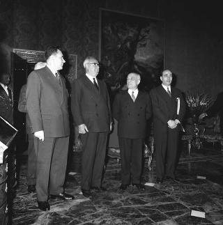 Udienza del Presidente della Repubblica al Ministro degli Affari Esteri dell'URSS, S.E. il Signor Andrej A. Gromyko