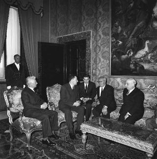 Udienza del Presidente della Repubblica al Ministro degli Affari Esteri dell'URSS, S.E. il Signor Andrej A. Gromyko
