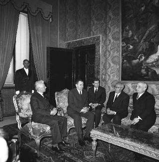 Udienza del Presidente della Repubblica al Ministro degli Affari Esteri dell'URSS, S.E. il Signor Andrej A. Gromyko