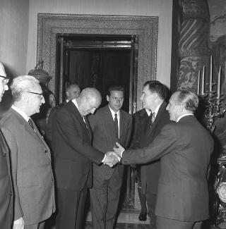 Udienza del Presidente della Repubblica al Ministro degli Affari Esteri dell'URSS, S.E. il Signor Andrej A. Gromyko