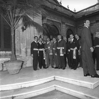Ricevimento offerto dal Presidente della Repubblica Giuseppe Saragat ai sindaci per il ventesimo anniversario della fondazione della Repubblica