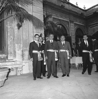 Ricevimento offerto dal Presidente della Repubblica Giuseppe Saragat ai sindaci per il ventesimo anniversario della fondazione della Repubblica