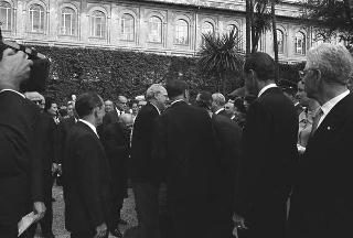 Ricevimento offerto dal Presidente della Repubblica Giuseppe Saragat al Corpo Diplomatico per il ventesimo anniversario della fondazione della Repubblica