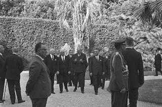 Ricevimento offerto dal Presidente della Repubblica Giuseppe Saragat al Corpo Diplomatico per il ventesimo anniversario della fondazione della Repubblica