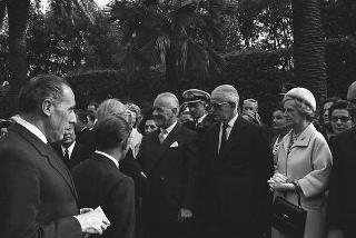 Ricevimento offerto dal Presidente della Repubblica Giuseppe Saragat al Corpo Diplomatico per il ventesimo anniversario della fondazione della Repubblica