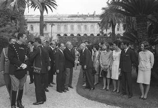 Ricevimento offerto dal Presidente della Repubblica Giuseppe Saragat al Corpo Diplomatico per il ventesimo anniversario della fondazione della Repubblica
